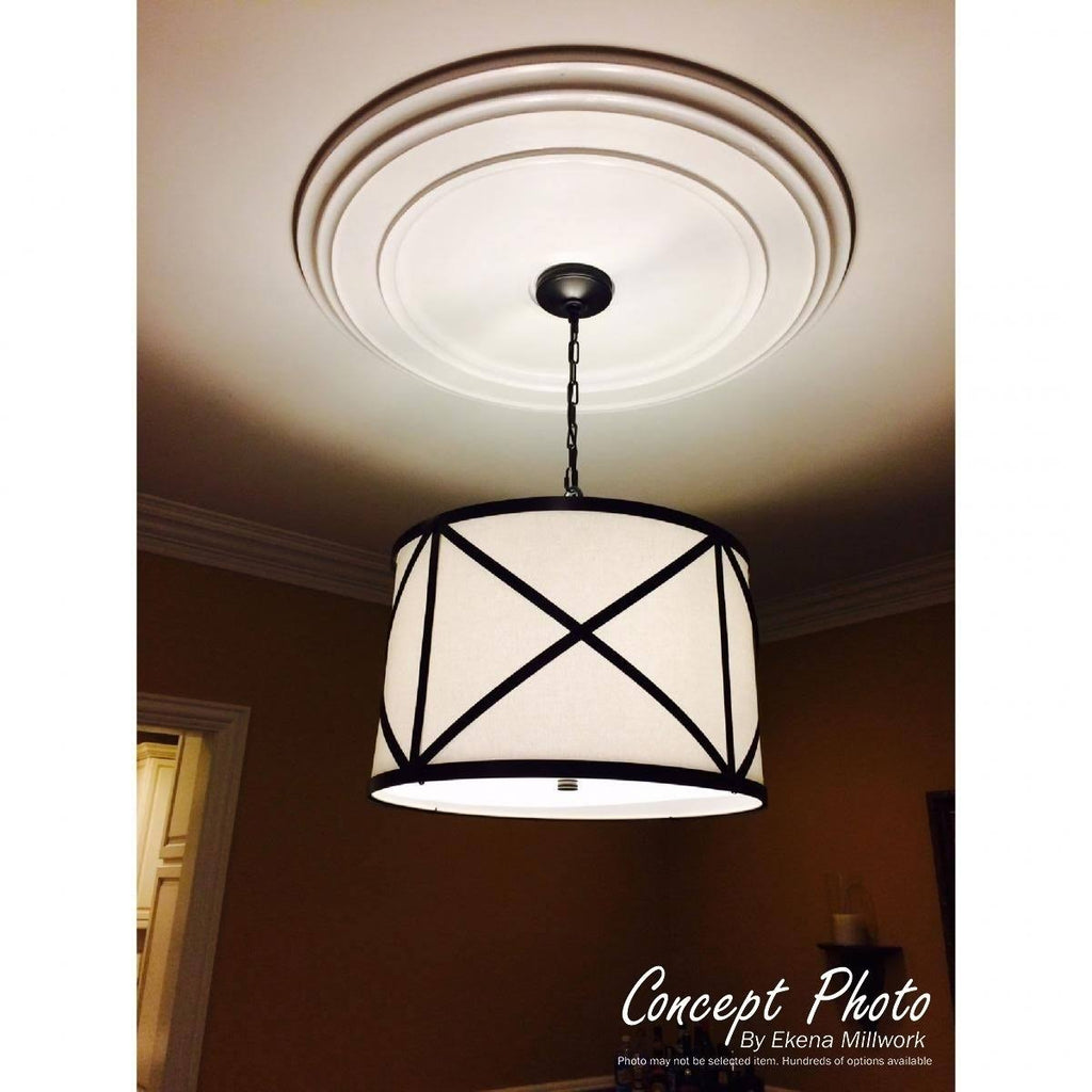 Hand-Painted Cloud Burst Ceiling Medallion J533