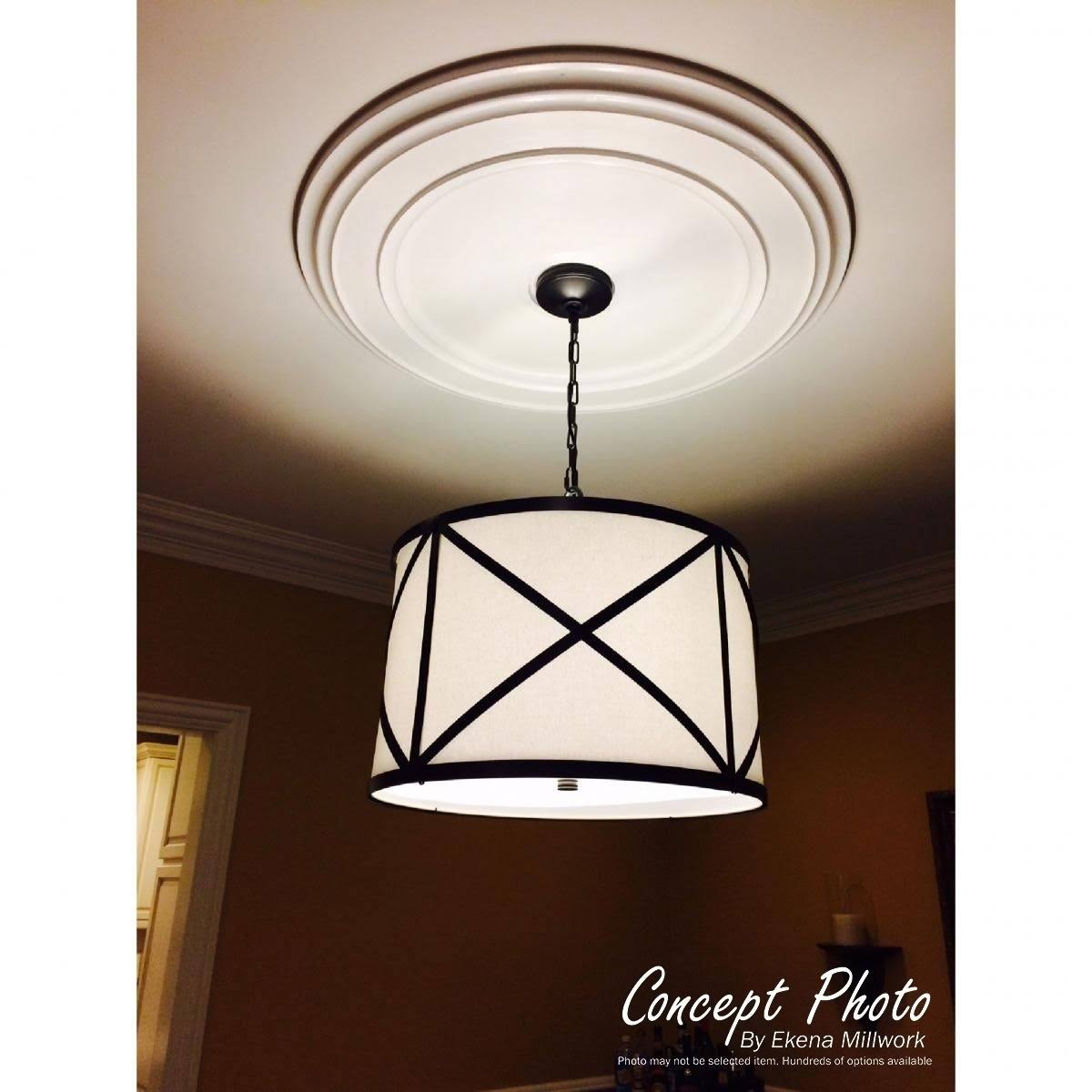 Hand-Painted Cloud Burst Ceiling Medallion J533