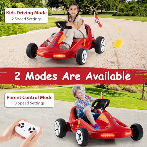 12V Battery Powered Kids Electric Go Kart with Remote Control F47686