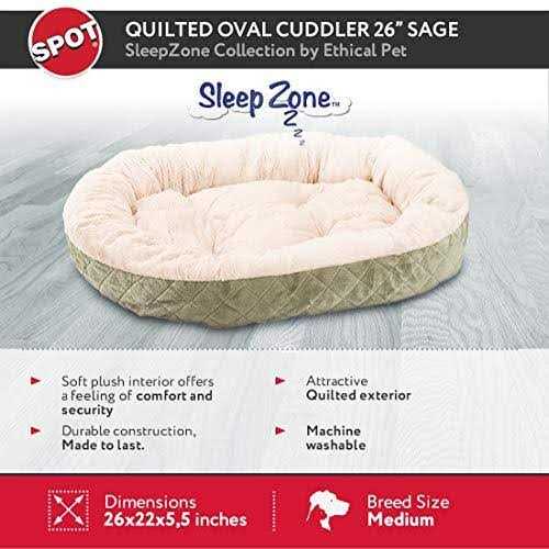 Quilted Oval Cuddler Pet Bed R72855