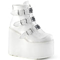 White Vegan Leather Swing-105 Shoes X4625