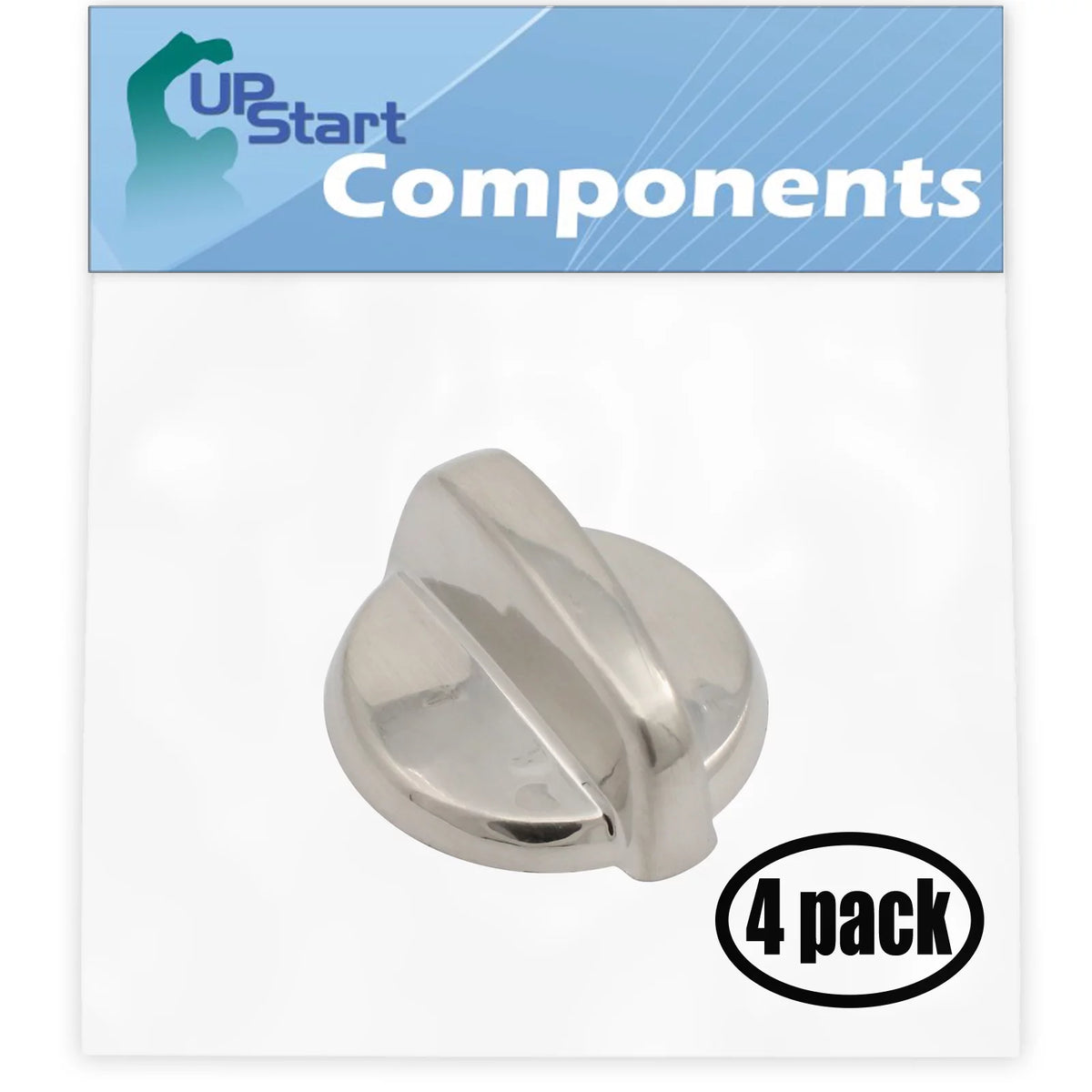 4 Pack Stainless Steel Control Knob P50948