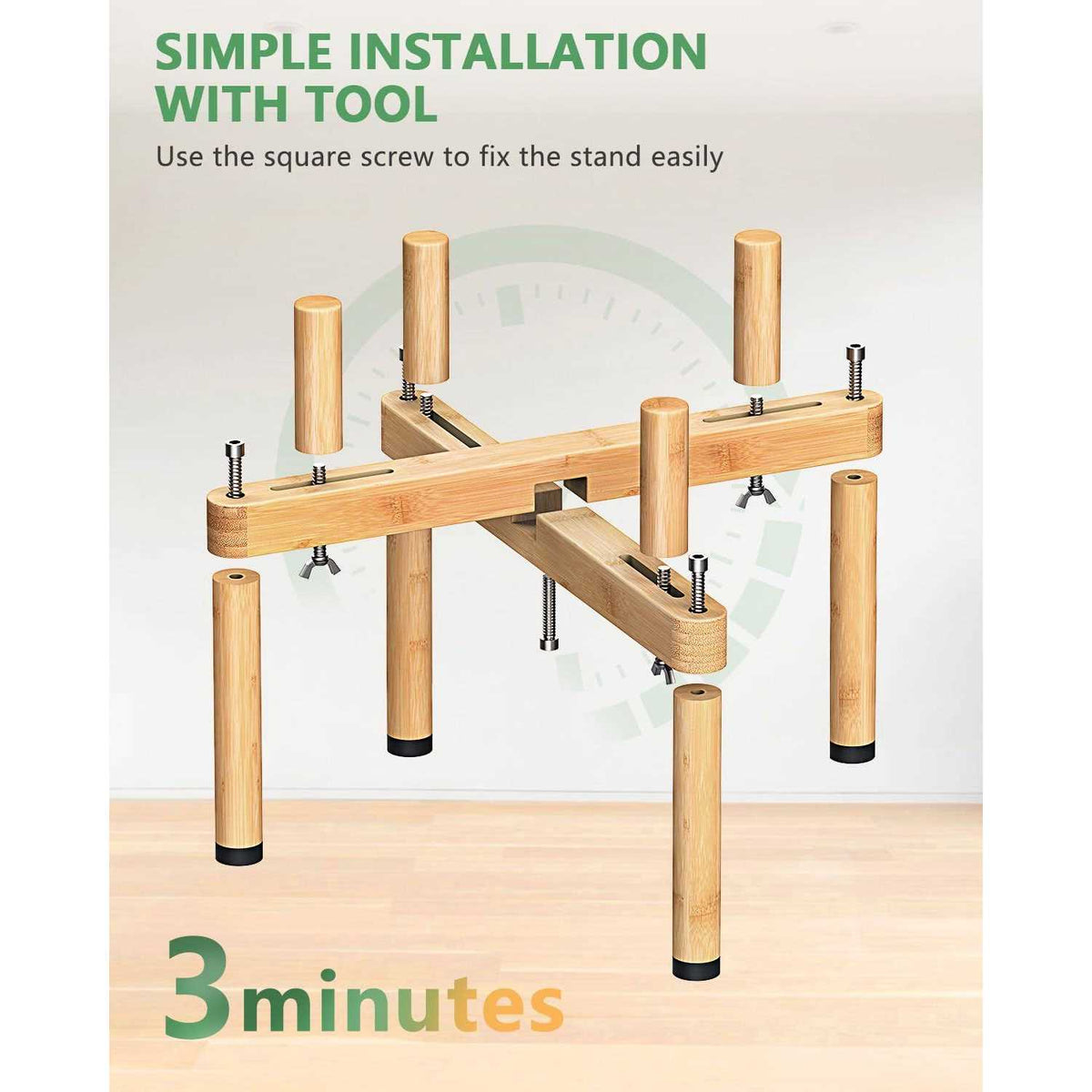 Adjustable Elevated Dog Bowl Stand L6302