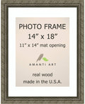 Pewter Matted Photo Frame F62863