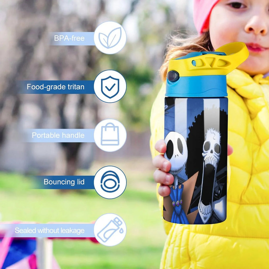 Insulated Stainless Steel Water Bottle with Straw Y826