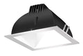 Finishing SC 4x22 Square 3000K LED Wallwash White Cone Silver Ring A874