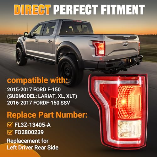 Tail Lights Assembly with Bulb and Harness W588