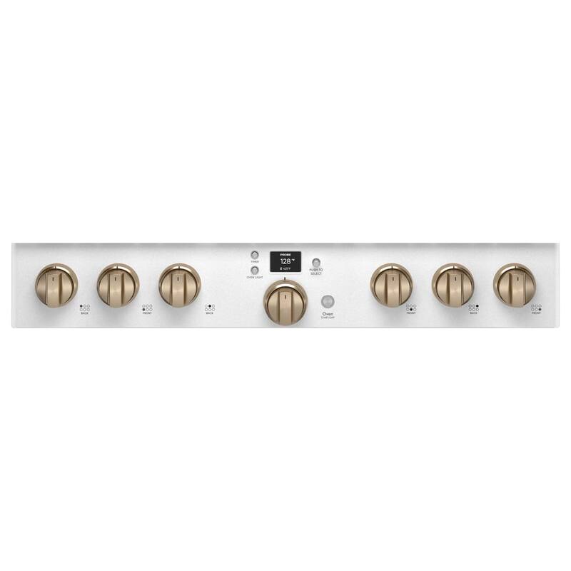 Matte White 6 Burner Dual Fuel Range C881