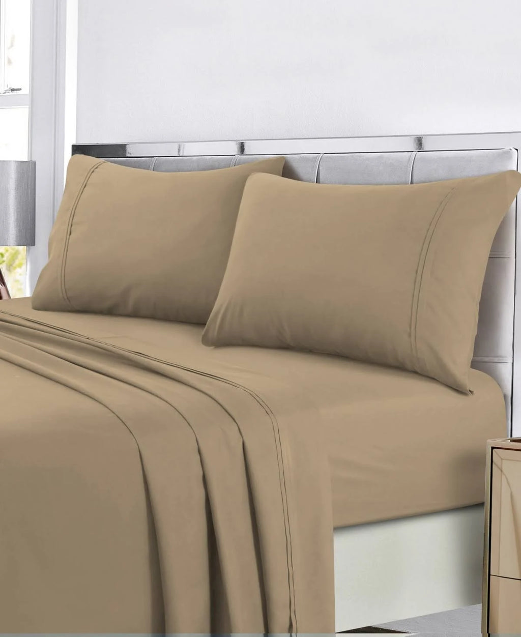 California King Easy-Care Sheet Set D522751