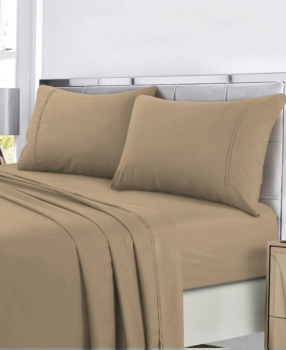 California King Easy-Care Sheet Set D522751