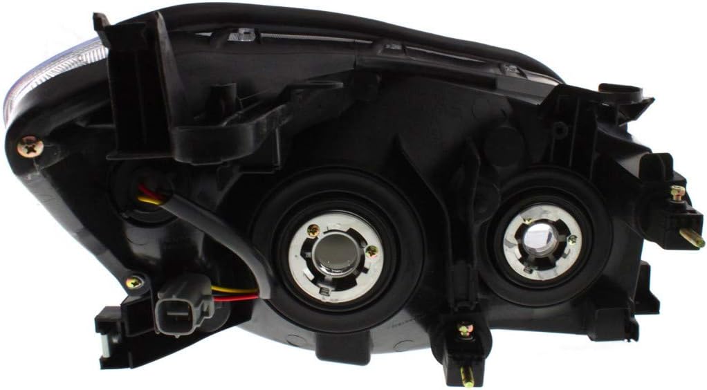 Black Bezel Headlight Assembly Pair X8210