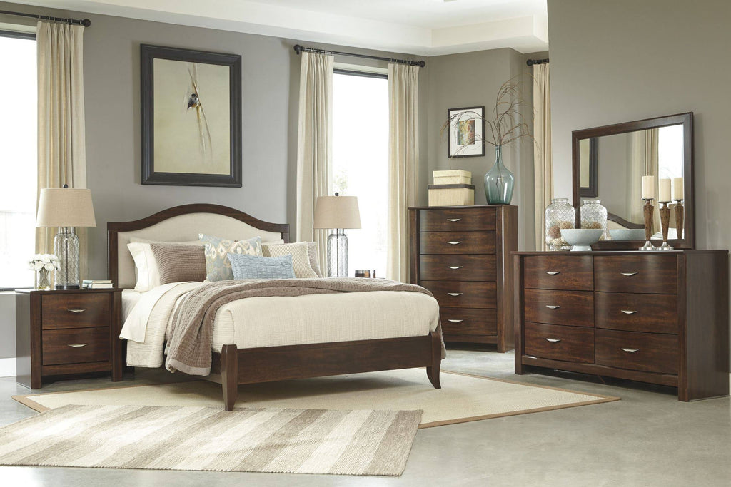 Brown 5-Drawer Chest T7314