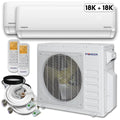 36,000 BTU 2 Zone Ductless Air Conditioner and Heat Pump M2222