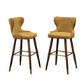 Yellow Set of 2 Bar Stool A937331