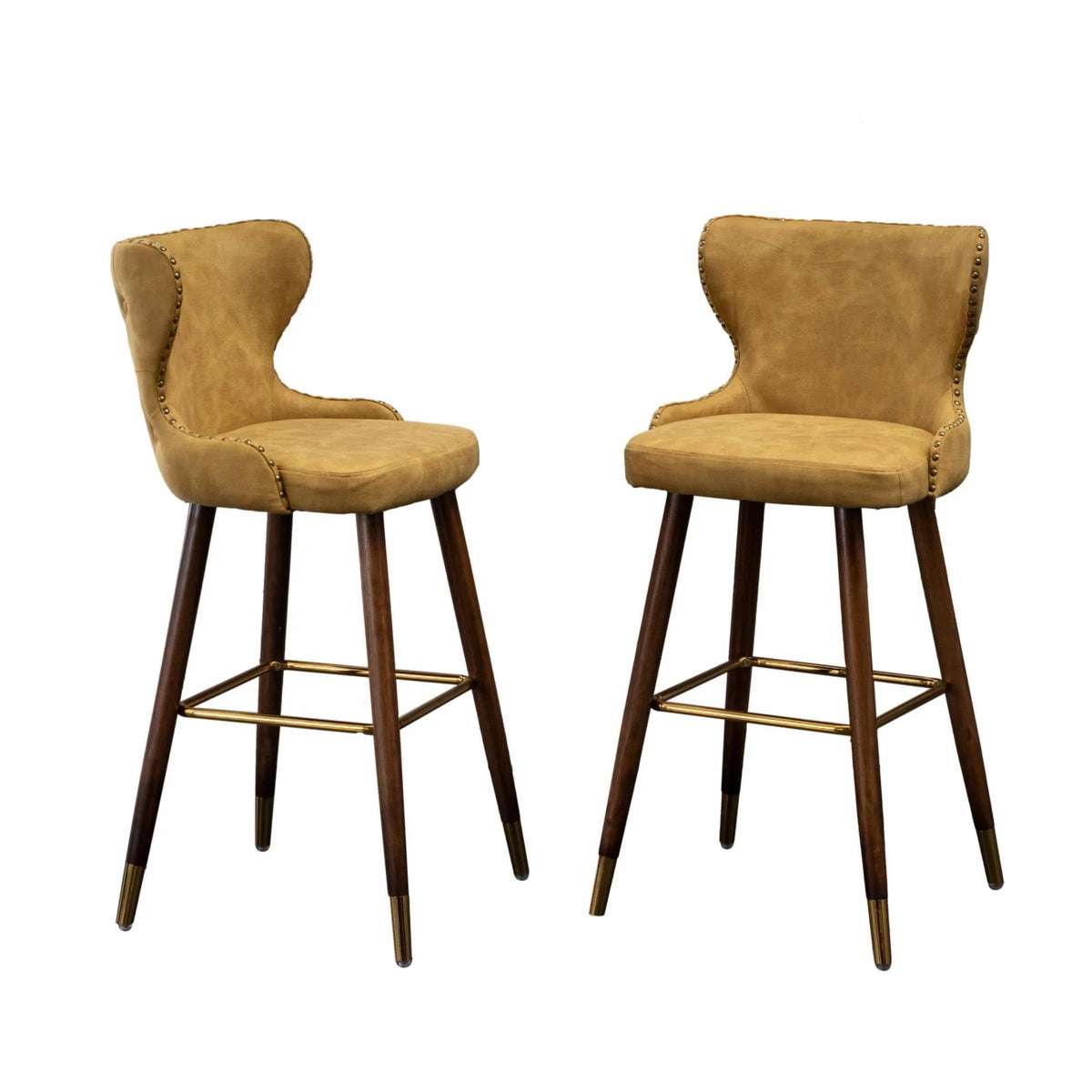 Yellow Set of 2 Bar Stool A937331