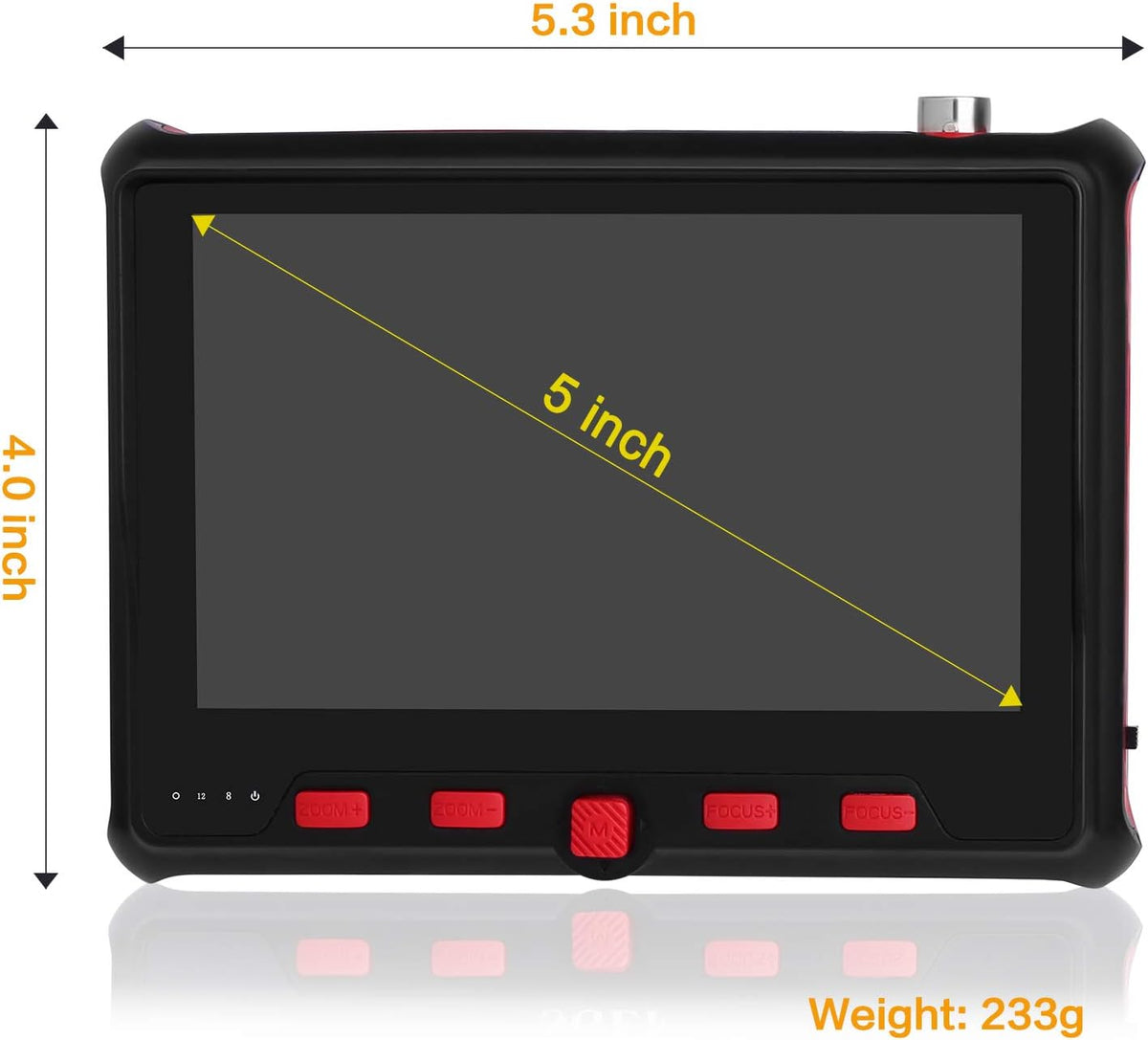 5'' Wrist CCTV Tester Analog Camera Monitor, Pack of 2 S10518