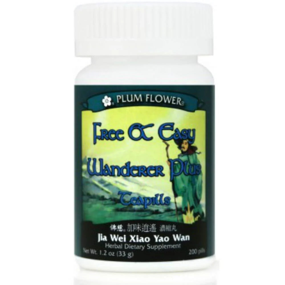 Plum Flower Brand Free & Easy Wanderer Plus Teapills (Jia Wei Xiao Yao Wan) - Kansas Nuitrition - HNZSDS S78462