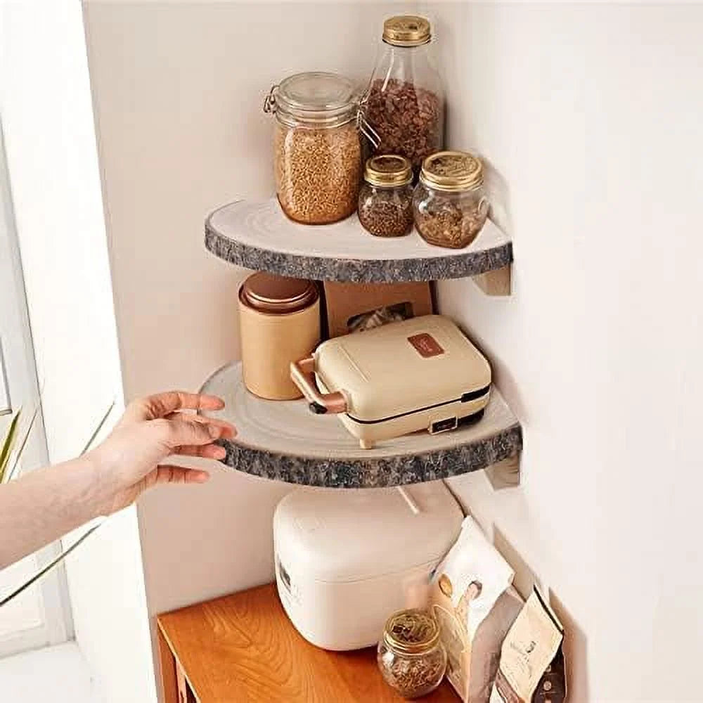 Corner Floating Shelves Set Of 2 O739
