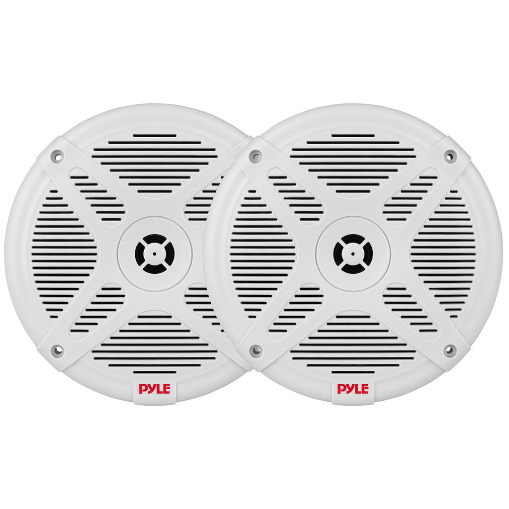 White 2-Way Marine Speakers - Pair - Wireless Z2618