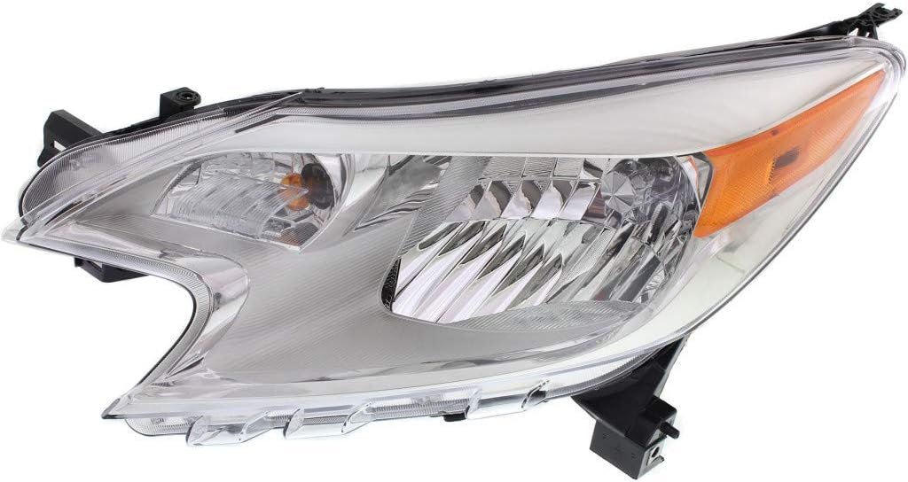 Headlight Assembly for Nissan Versa Note 2014-2016 Passenger Side Halogen W378