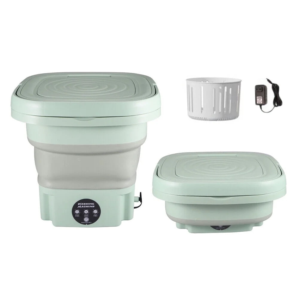 Green 8L Portable Folding Washer E330