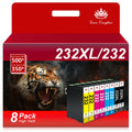 232XL Ink Cartridge 8 Pack Black Cyan Magenta Yellow W265