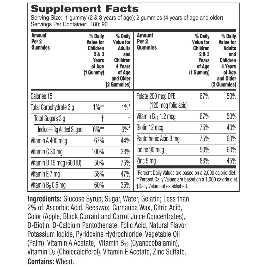 Kids Gummy Multivitamin 180 Ct M614