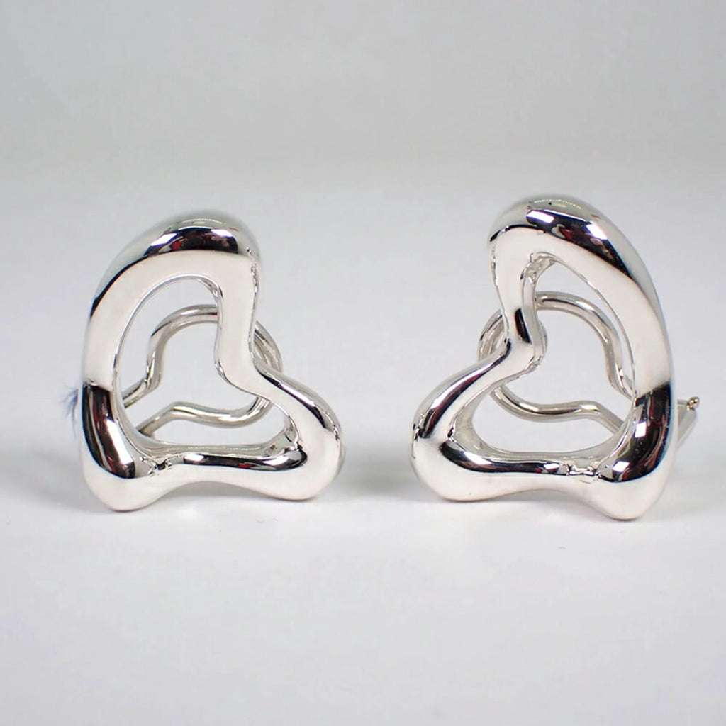 925 Open Heart Earrings D873849