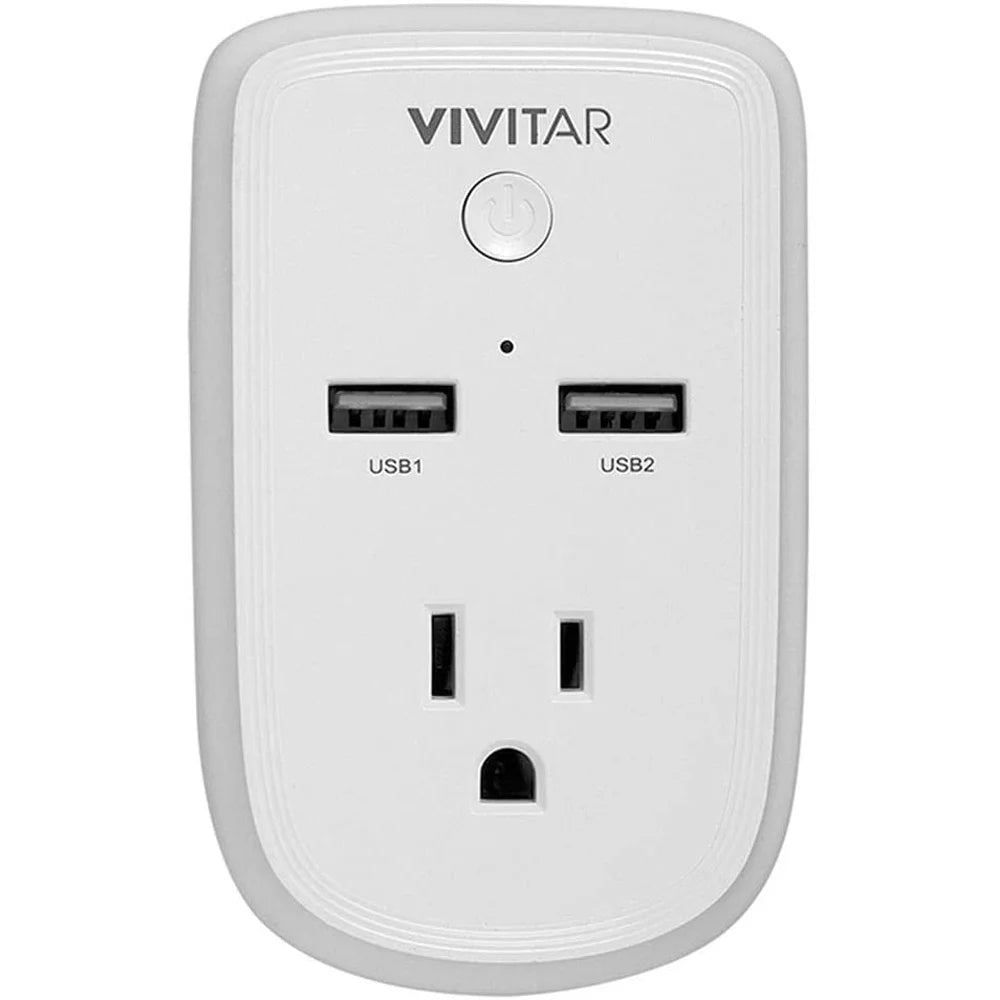 White Wi-Fi Outlet with Timers 2 Pack C905348