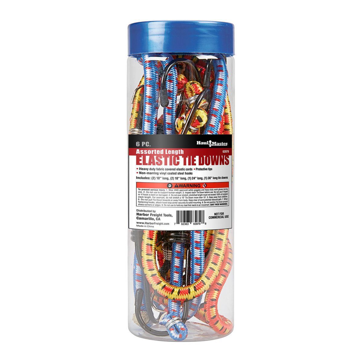 Elastic Stretch Cords 6-Piece R78440