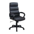 Black Bonded Leather Office Chair B612