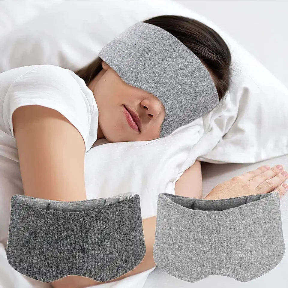 2 Pack 100% Cotton Sleep Mask with Adjustable Strap V61210