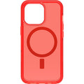 Clear Back Cover for MagSafe Polycarbonate Synthetic Rubber Red R70943