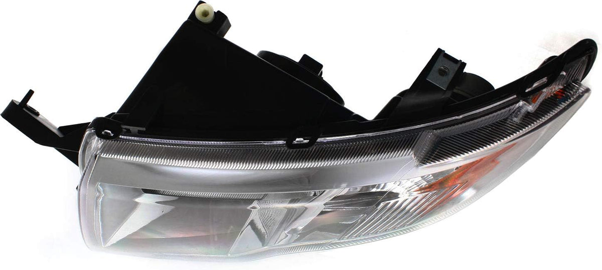 Headlight Assembly Compatible with 2007-2010 Ford Edge Halogen Chrome Driver Side G12783