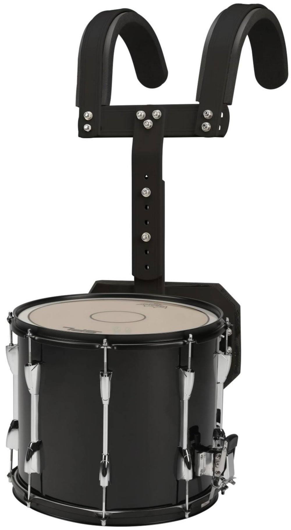 Black Marching Snare Drum with Carrier 14 x 12 L996295