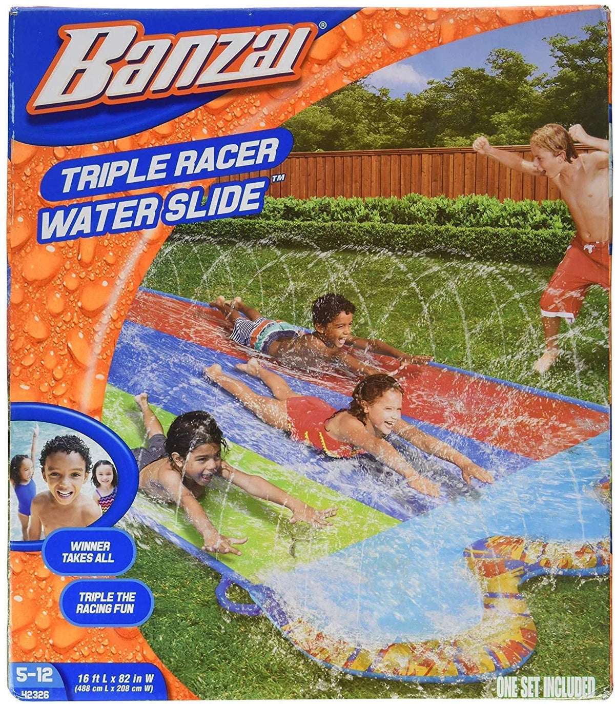16 Ft Water Slide with 3 Bodyboards M805