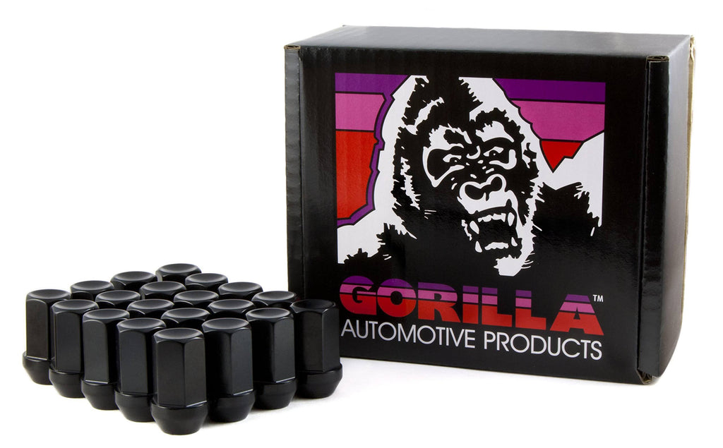 Black 12mm x 1.50 Thread Size Aluminum Closed End Lug Nuts D638