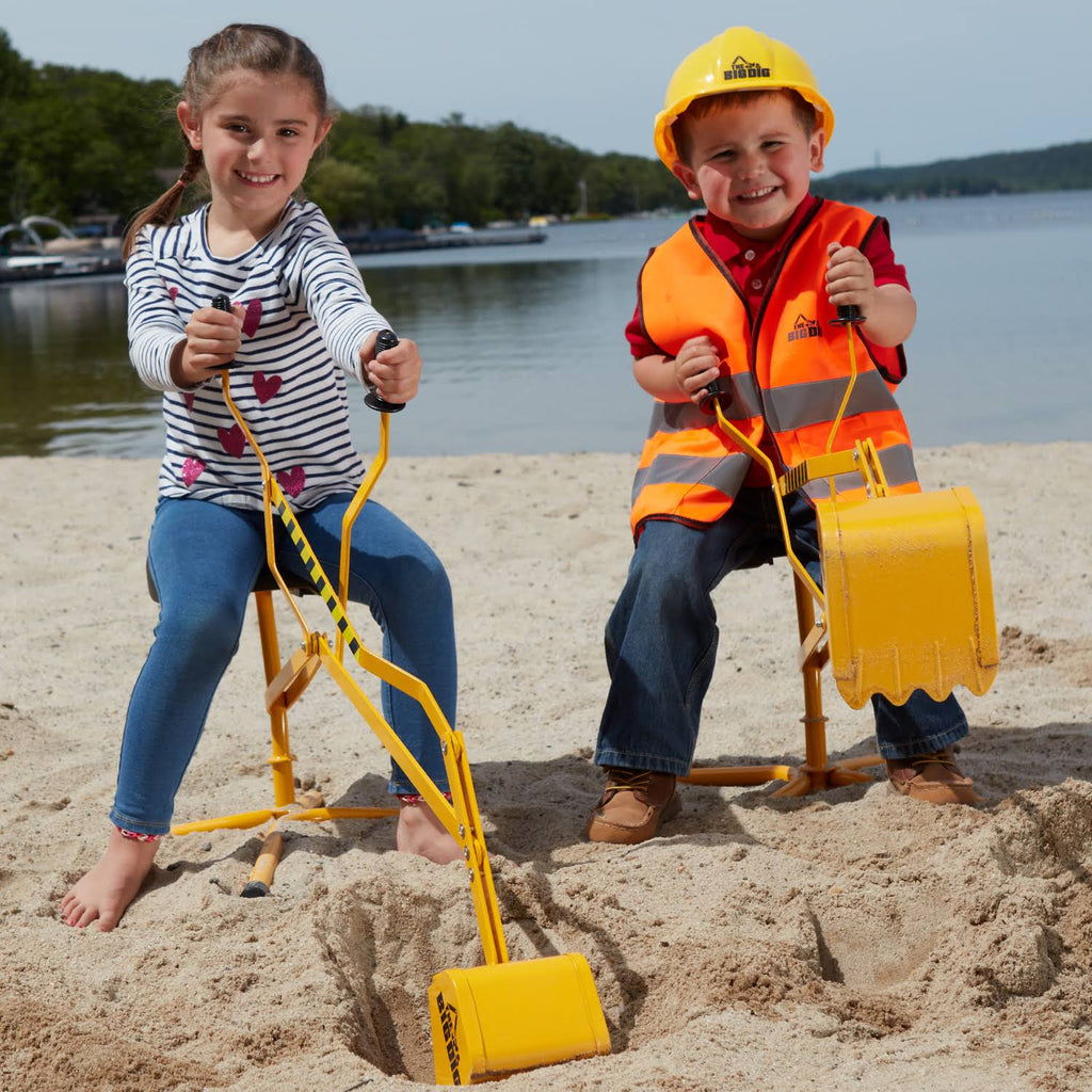 Sandbox Digger Excavator Crane with 360 Degree Rotation (2 Pack) Y23739