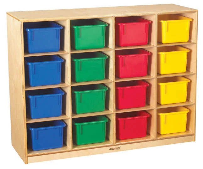 16 Compartment Cubby with Casters M5247