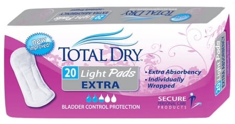 Bladder Control Pad - 180 Each / Case U83394