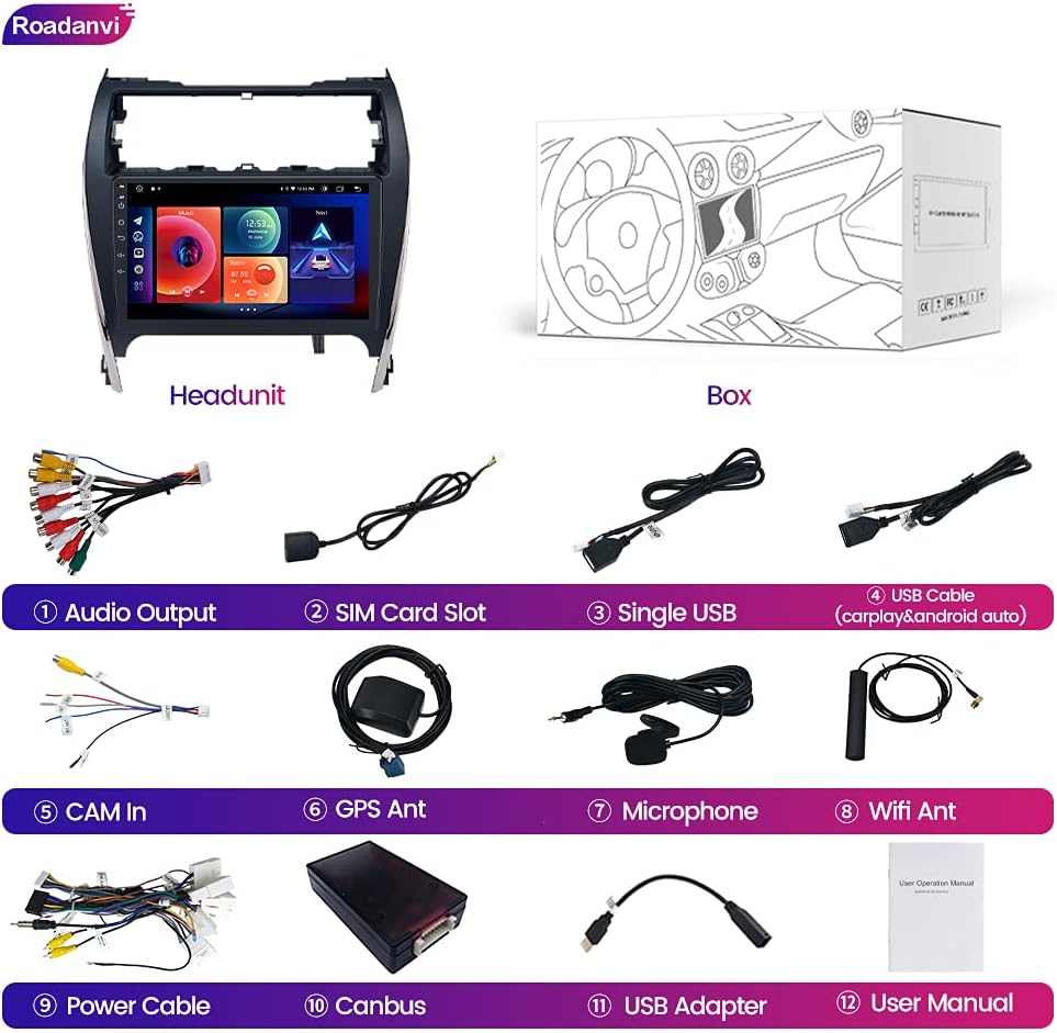 Car Stereo Bluetooth Radio with 1280x720 IPS Touch Screen A661533