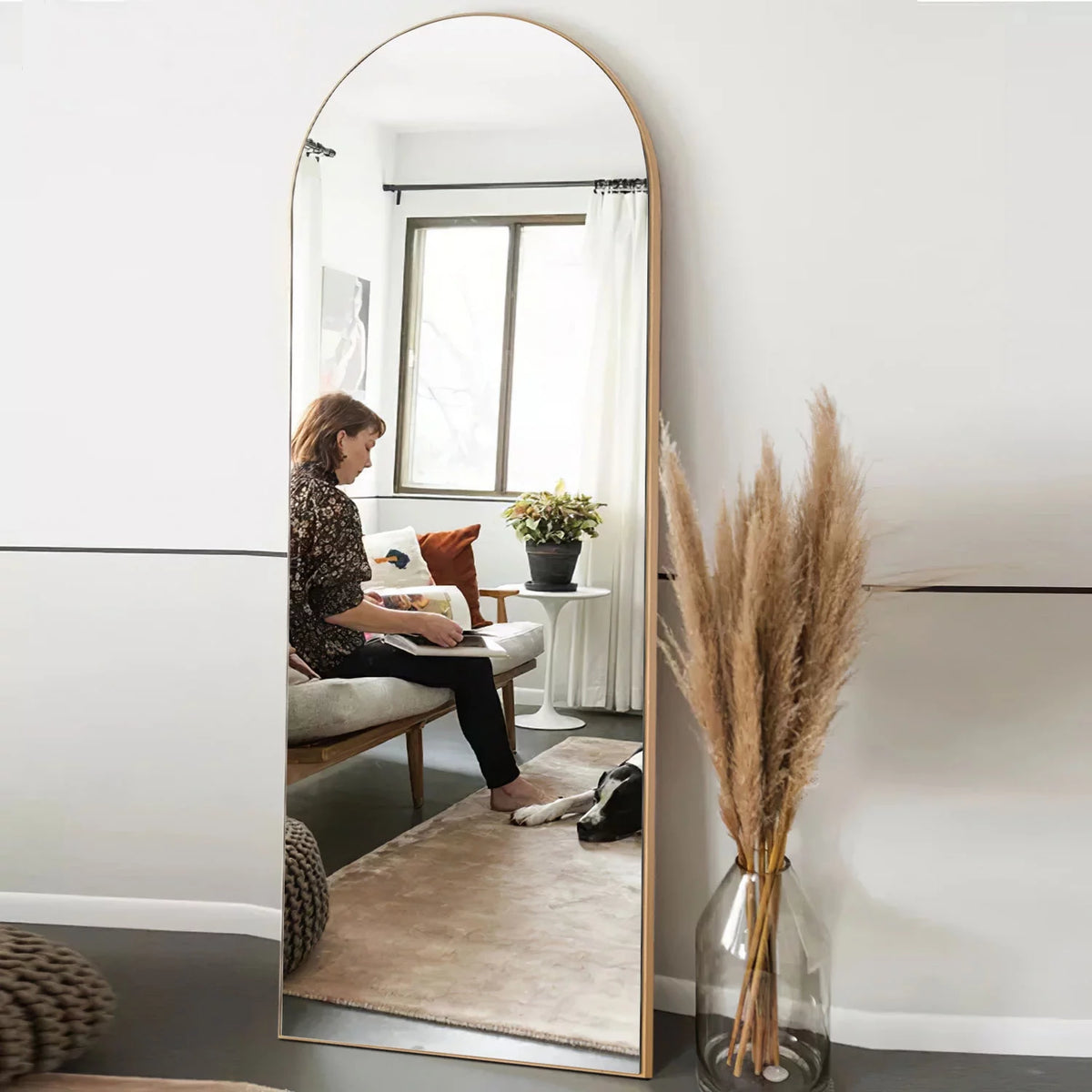 Arch Mirror Full Length Mirror 64"x 21" H25433