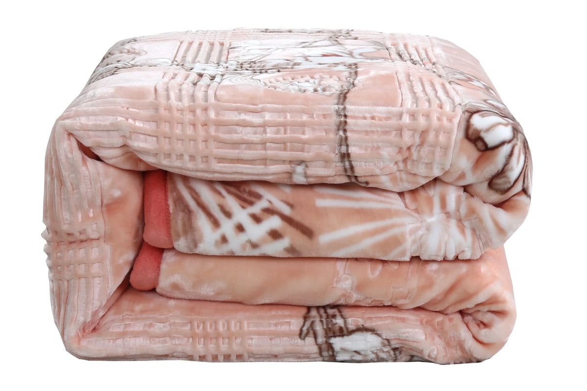 12 Lbs Plush Fleece King Blanket E91857