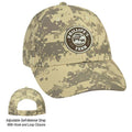 Digital Camouflage Cap, 100% Cotton Ripstop, 6 Panel, Structured Crown E50754