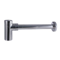 Polished Nickel Round Bottle Trap U336