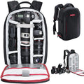 Black Large Waterproof DSLR Camera Backpack H54649