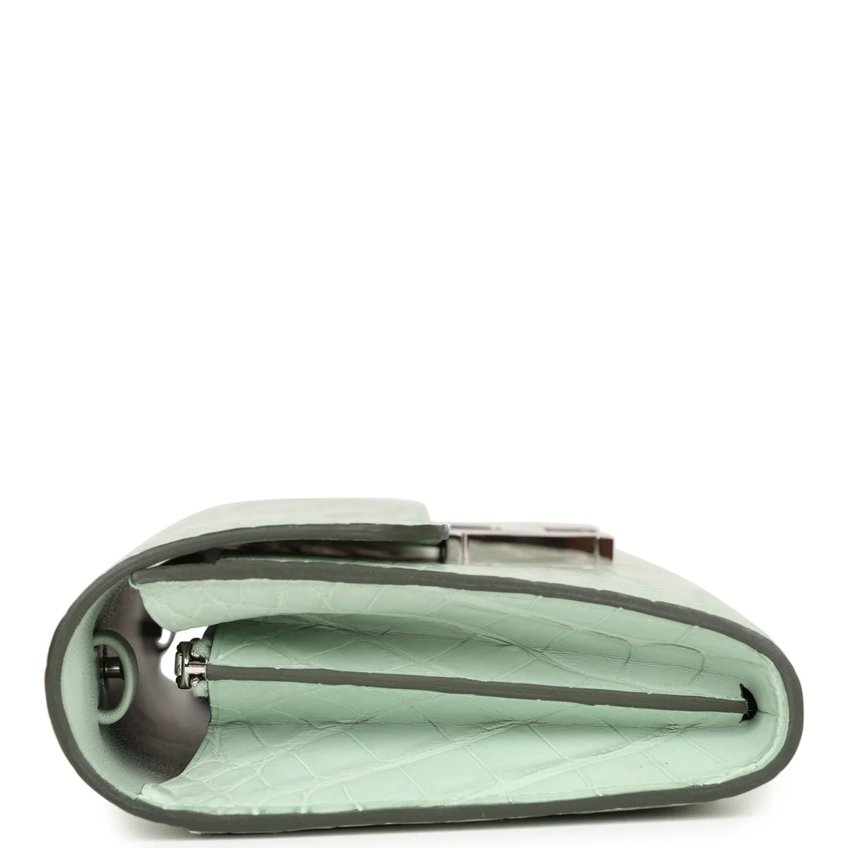 Vert D'eau Matte Alligator Wallet F53856