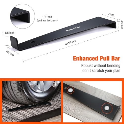 Laminate Wood Flooring Installation Kit with Tapping Block, Pull Bar, Mallet, Kneepads, 30-Piece Spacers F17919