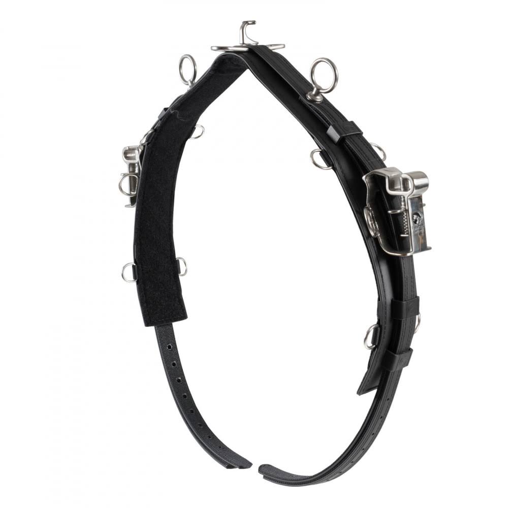 Black Synthetic QH Racing Harness Pro Saddle U362564