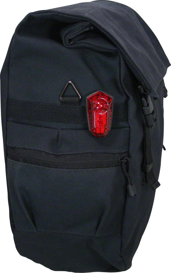 Waterproof Canvas Pannier - Black Y4619
